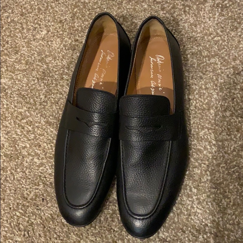 NWT Antonio MauriziLeather Penny Loafer